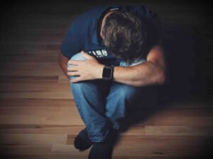 Man feeling down