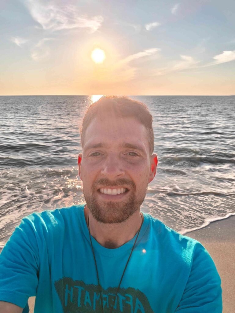 michael on beach