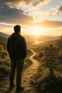 What reinvention coaching really is - Professional standing at a crossroad