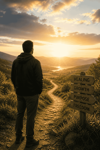What reinvention coaching really is - Professional standing at a crossroad
